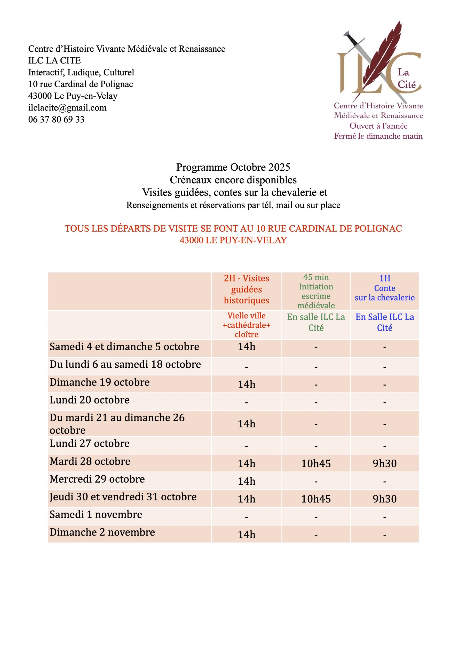 Visiter le Puy-en-Velay octobre 2025
