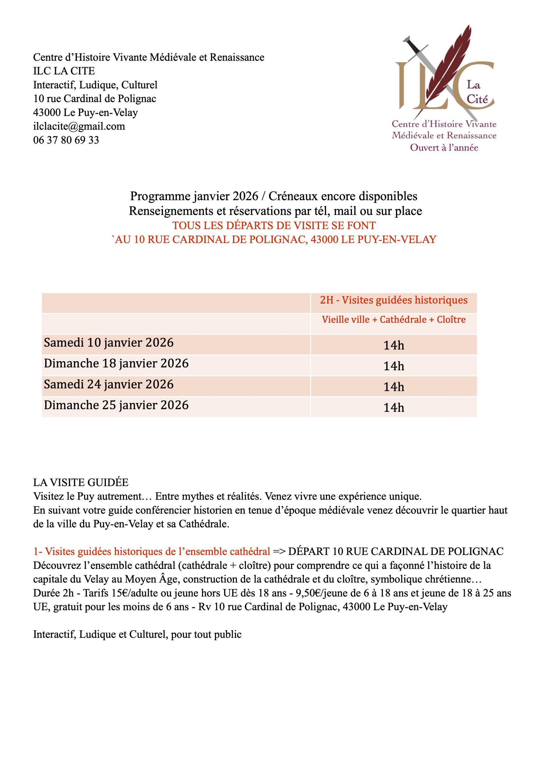 Visiter Le Puy-en-Velay en Janvier 2026